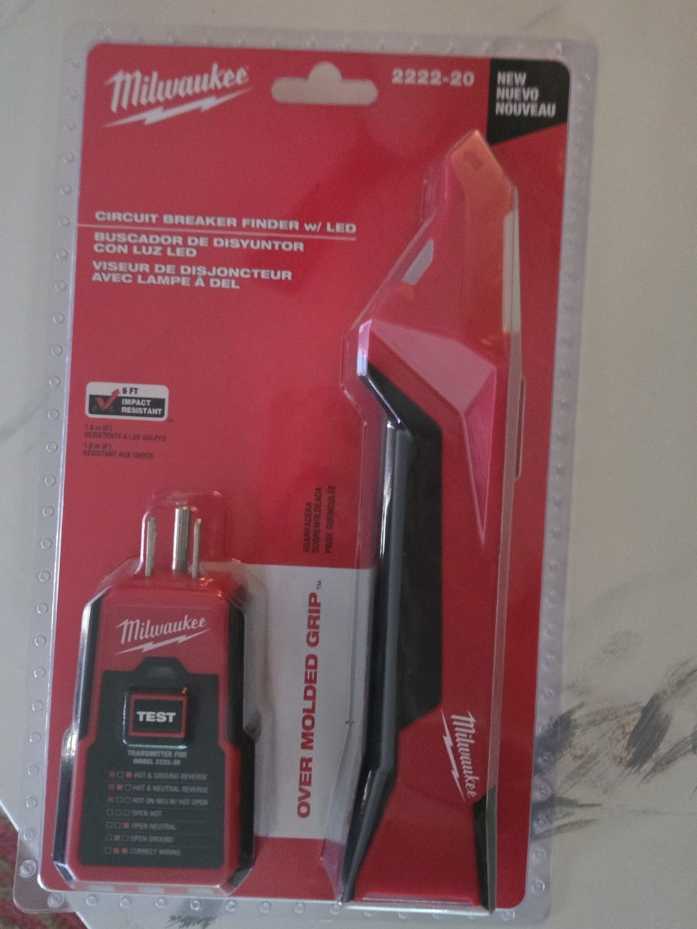 Milwaukee Red Circuit Breaker Finder with LED - 2222-20